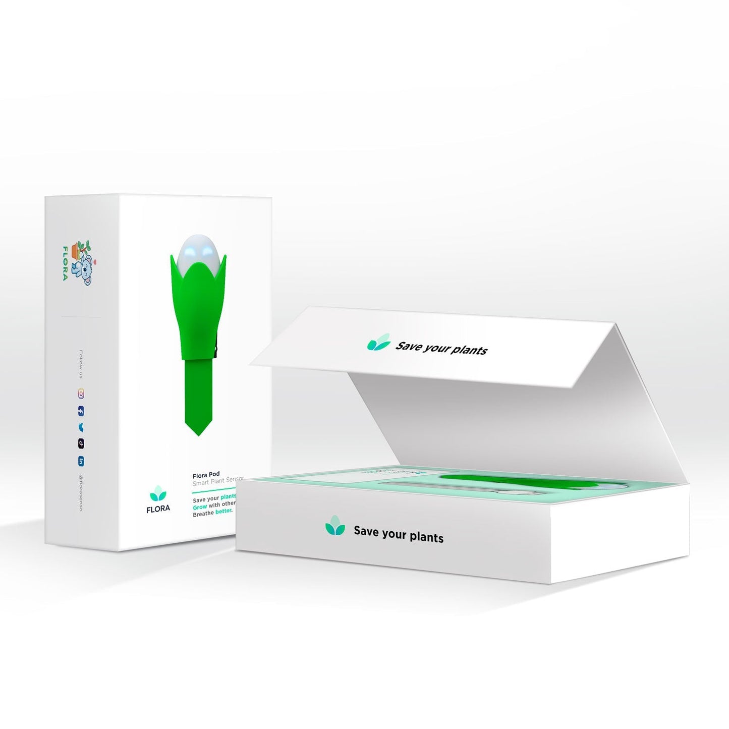 Flora Pod™ - Earth's Smartest Plant Monitor Flora
