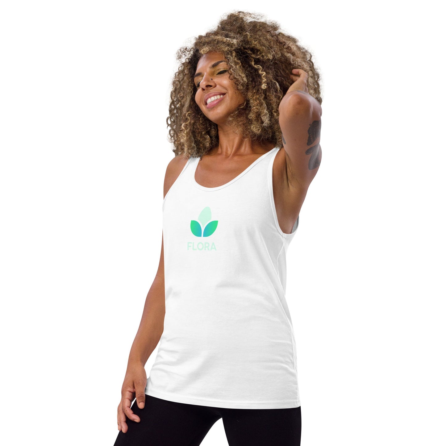 Flora Unisex Tank Top - 100% Cotton Flora